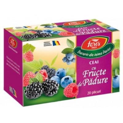 Fares Ceai cu Fructe de Padure 20 pliculeţe*30