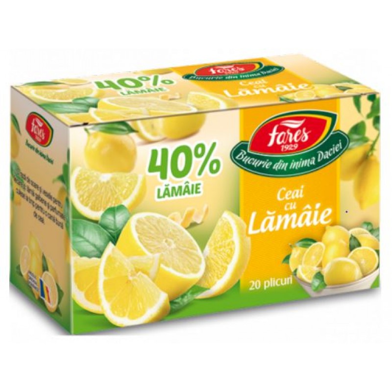 Fares Ceai cu Lamaie 20 pliculeţe*30