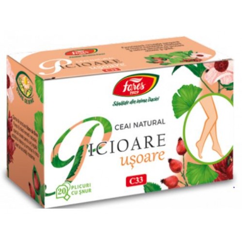 Fares Picioare Usoare, 20 Pliculeţe Cu Şnur *30