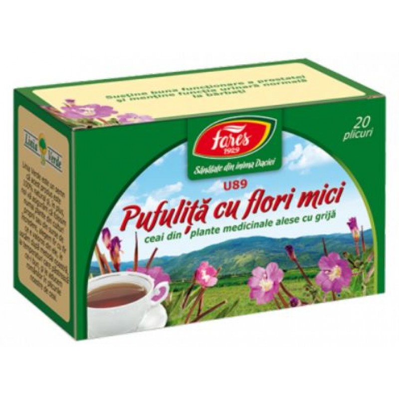 Fares ,,Pufulita Cu Flori Mici'' tea, 20 bags *30