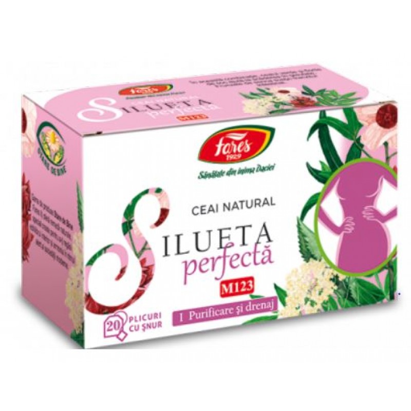 Fares ,,Silueta Perfecta 1– Purificare Si Drenaj'' tea, 20 rope bags *30