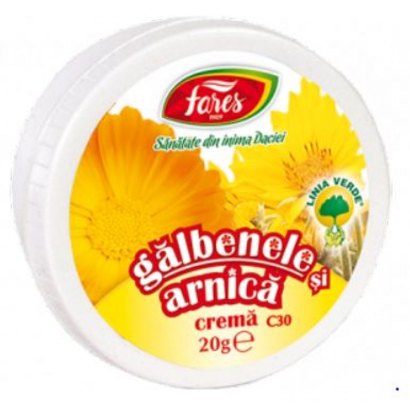 Fares Galbenele Si Arnica,  Crema, 20 G *40