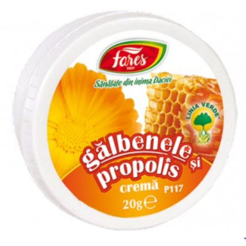 Fares Galbenele Si Propolis,  Crema, 20 G *40