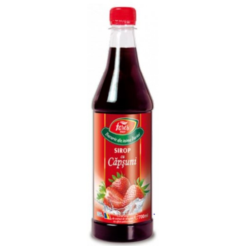 Fares Sirop cu Capsuni, 700 ml*6