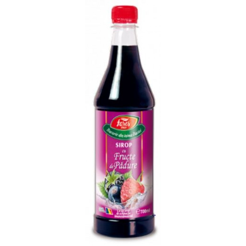 Fares Sirop cu Fructe de Padure, 700 ml *6