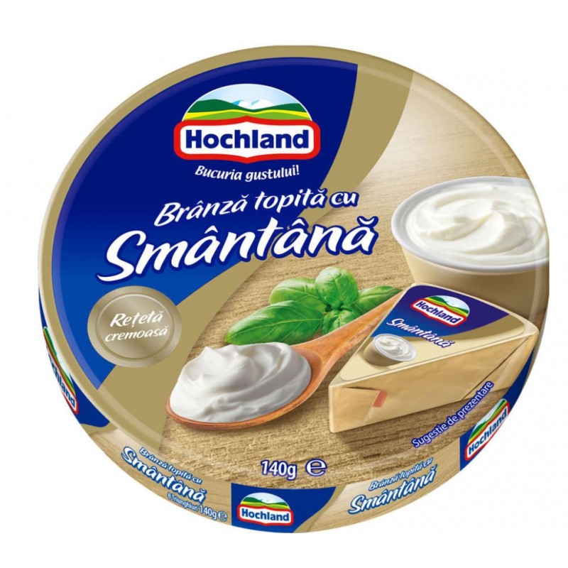 Hochland Branza topita triungh. smantana 140g *32