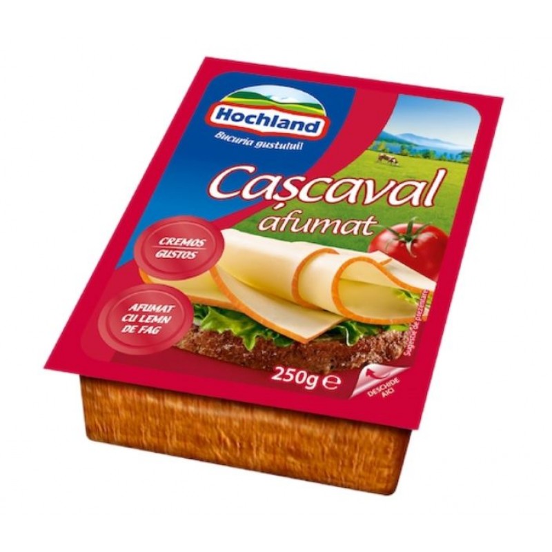 Hochland Cascaval Bloc Afumat 250g *12