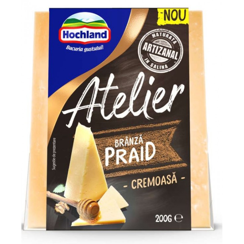 Hochland Atelier Branza Praid Cremoasa 200g *10