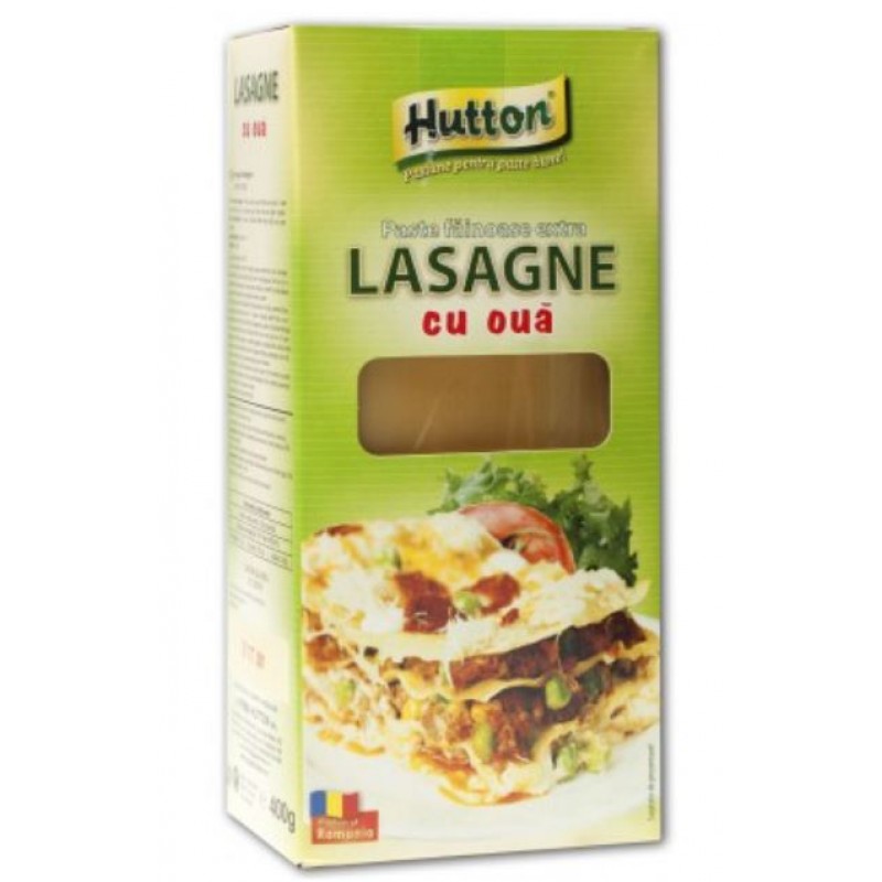 Hutton Foi Lasagne cu oua 400g *10
