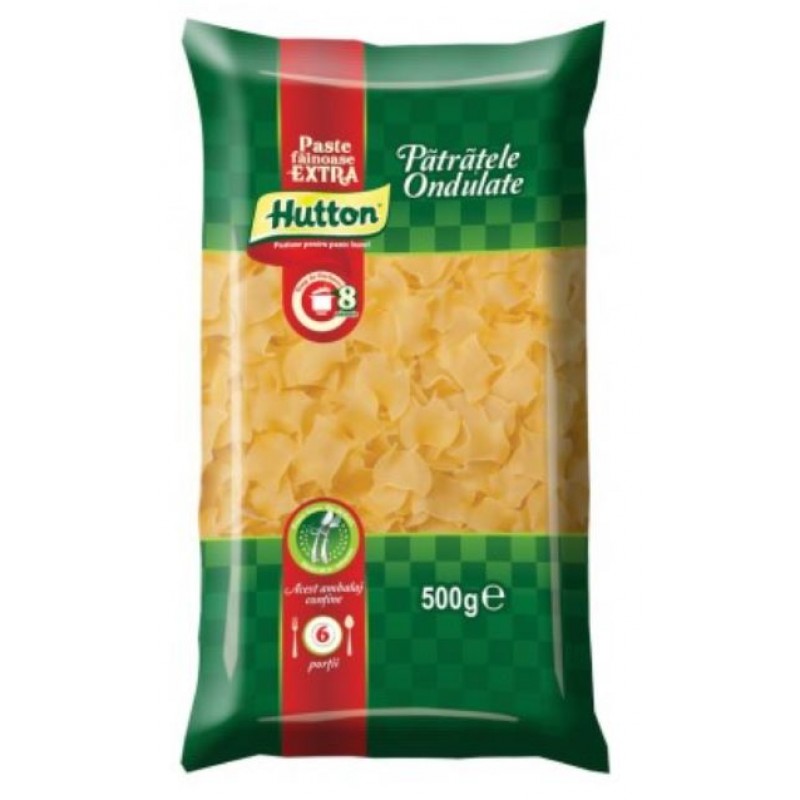 Hutton Paste scurte patratele ondulate 500g *15