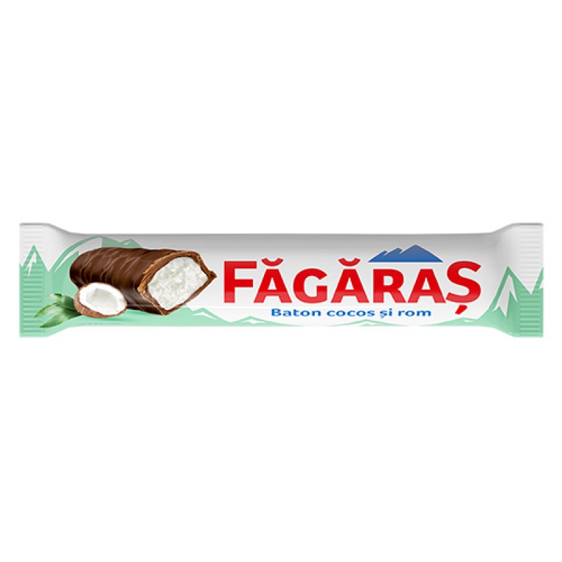 Fagaras Baton cocos si rom 40g *40