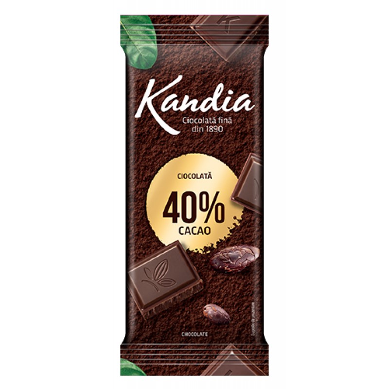 Kandia Ciocolata 40% cacao  80g *24
