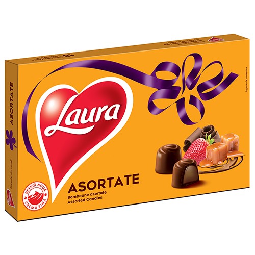 Laura Bomboane Cr. Asortate 138g *14