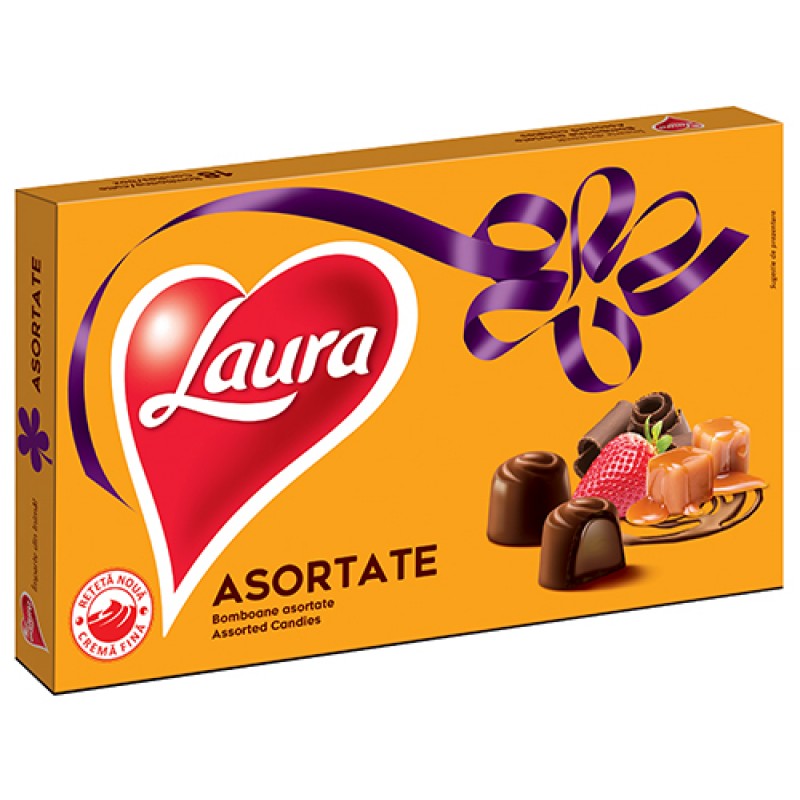 Laura Bomboane Cr. Asortate 138g *14