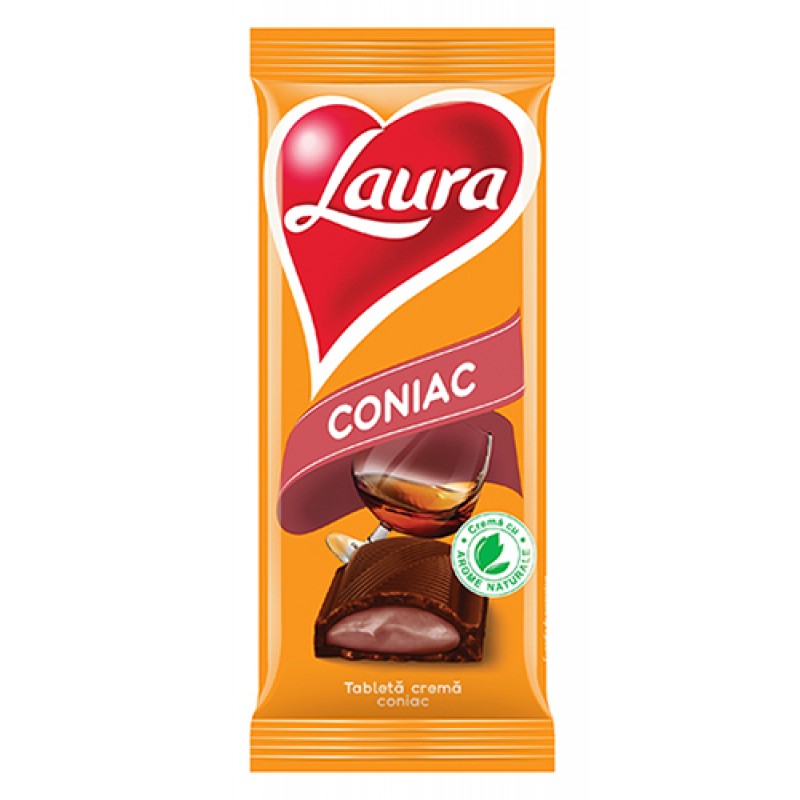Laura Tableta Lapte Cr. Coniac 92g *20