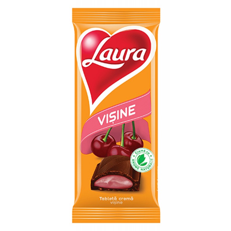 Laura Tableta Lapte Cr. Visine 92g *20