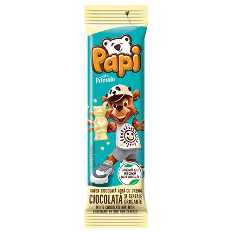 Primola Papi Baton cioco alba 25g*32
