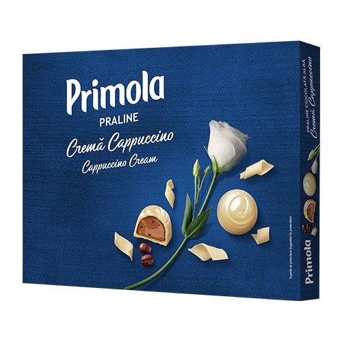 Primola Praline Cioc Alba, Crema Cappuccino 98g*14