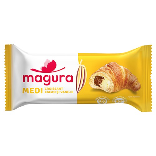 Magura Medi Croissant Cacao Vanilie  80g *30