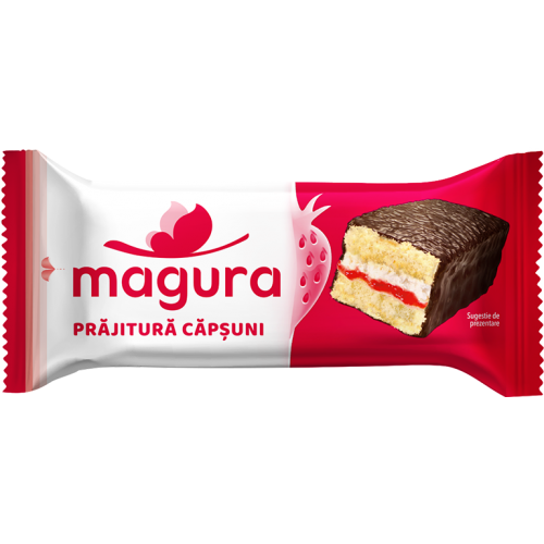 Magura Prajitura Capsuni 35g *24