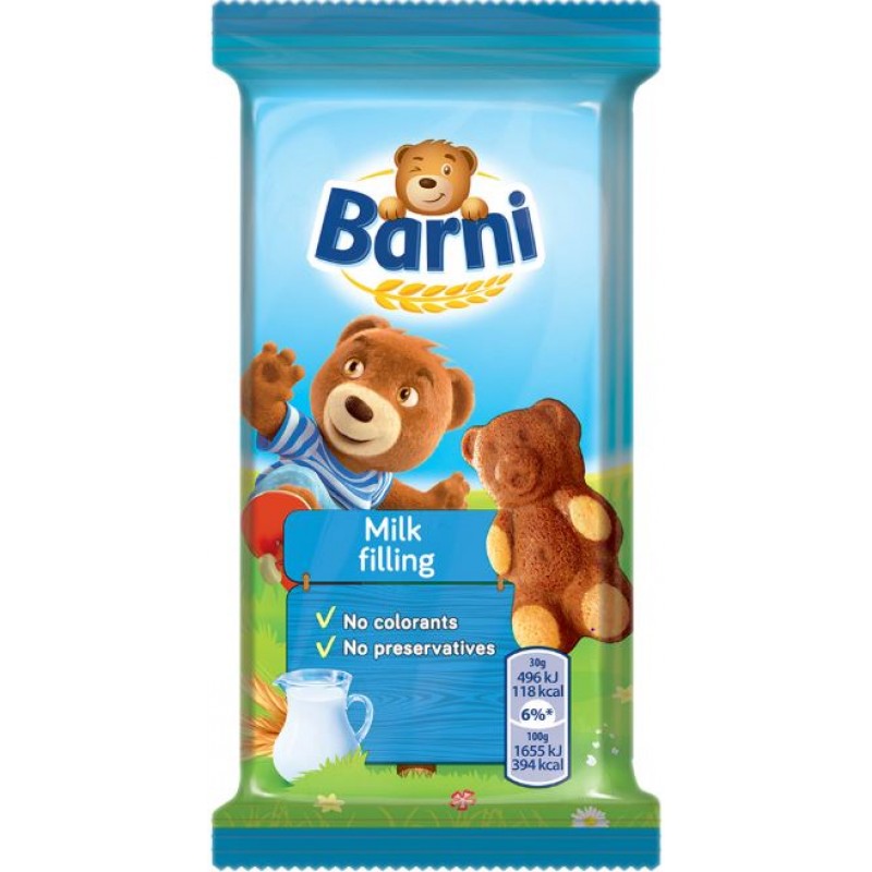 Barni Lapte 30g  *24