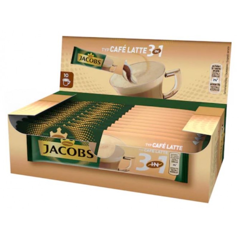 Jacobs 3in1 Latte 12.5g *10 displ