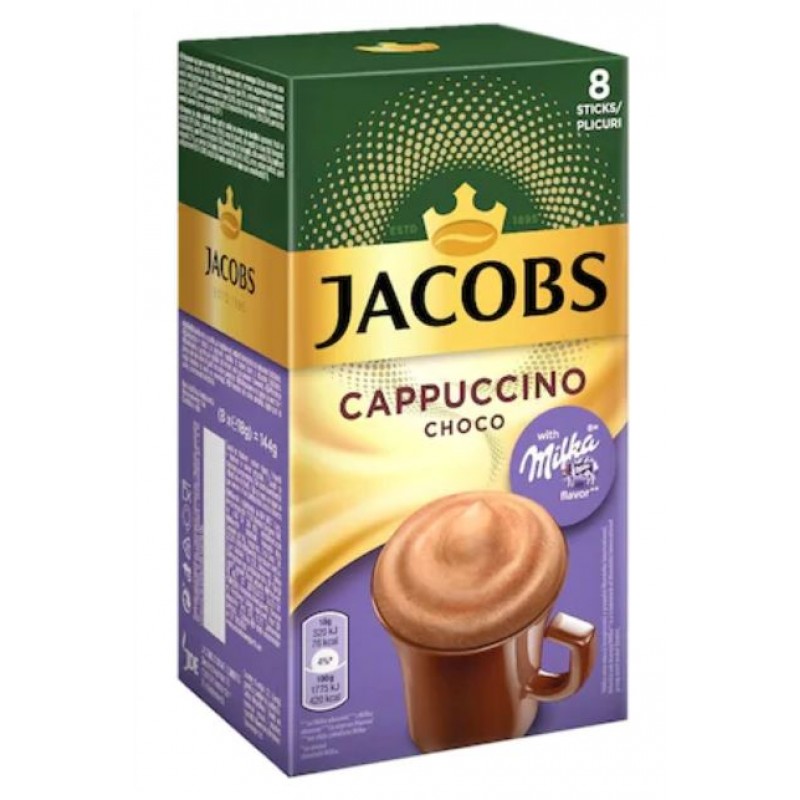 Jacobs Capuccino Milka 15.8g *8 displ