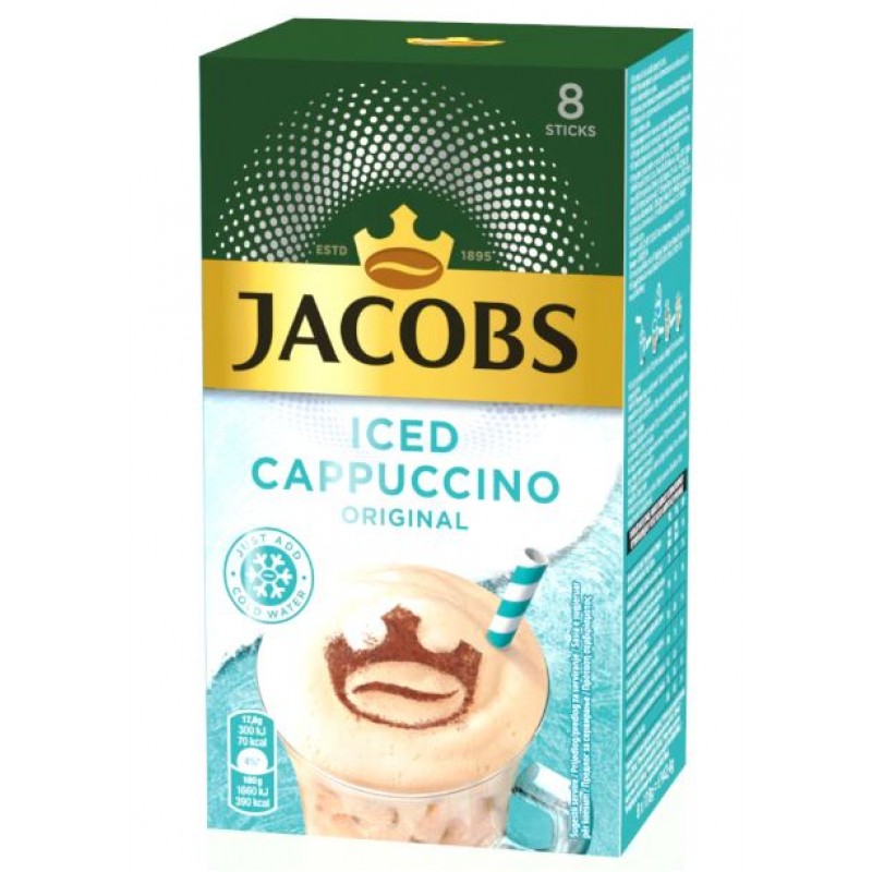 Jacobs Iced Cappuccino Original 17.8g *8 displ