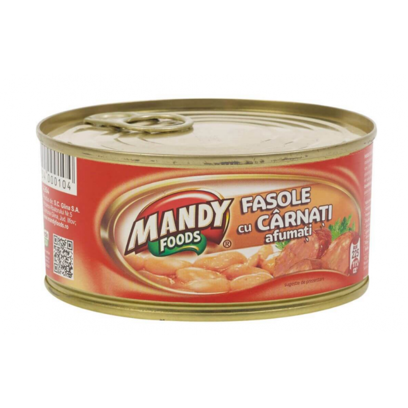 Mandy Iahnie Fasole cu Carnati 300g *6