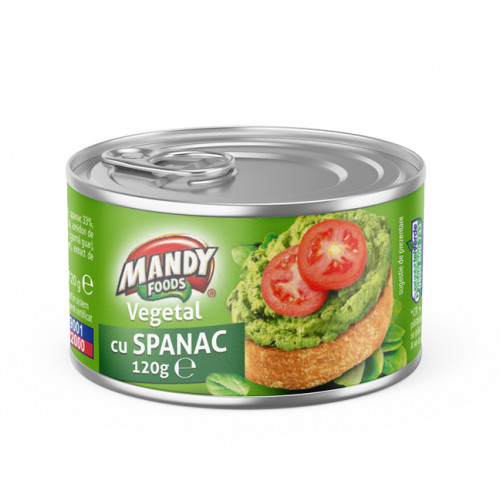 Mandy Pate vegetal Spanac 120g *6