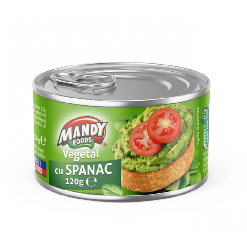 Mandy Pate vegetal Spanac 120g *6