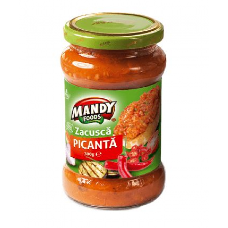 Mandy Zacusca Vinete Picanta 300g *6