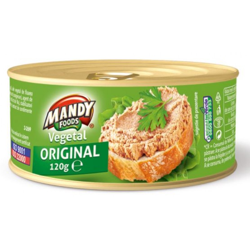 Mandy Pate vegetal Original 120g *6