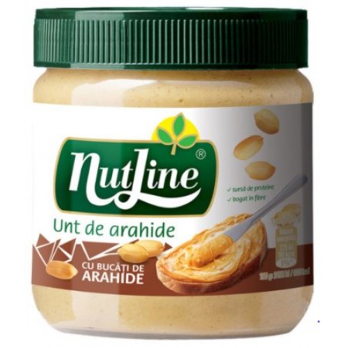 Nutline Unt de arahide Crunchy 340g *6