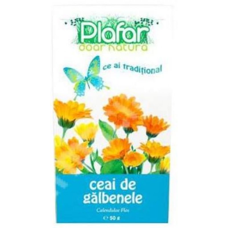 Plafar Ceai Galbenele cutie 50g*18