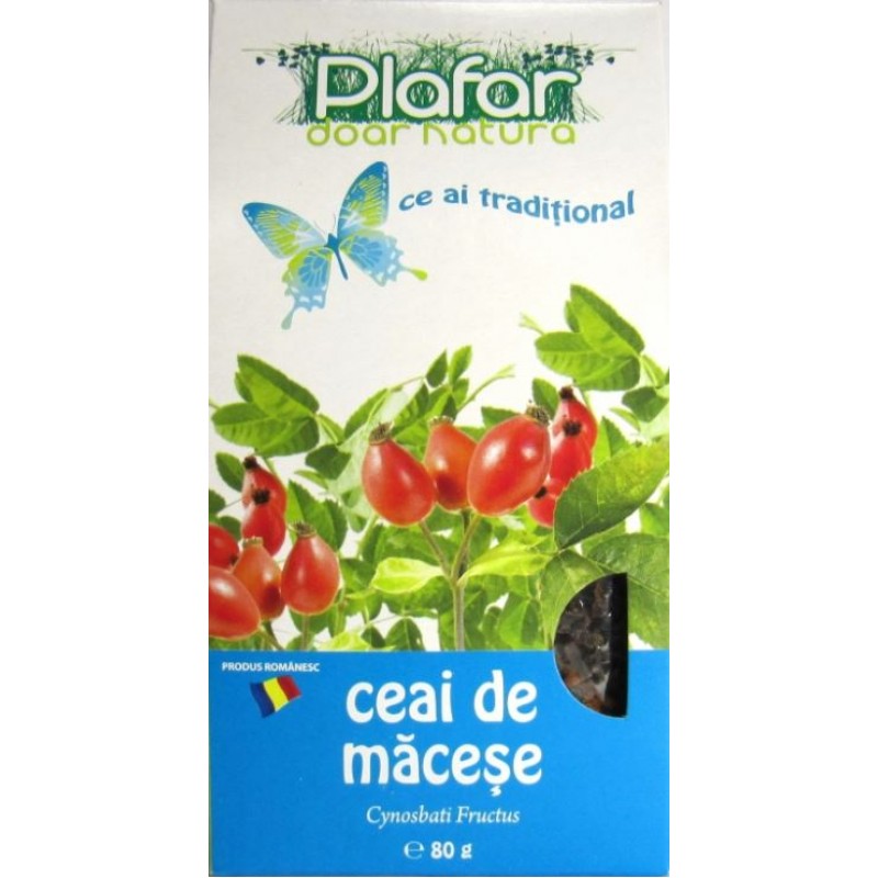 Plafar Ceai Macese tocate cutie 80g*18